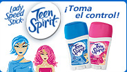 ¡Toma el Control! Lady Speed Stick Teen Spirit